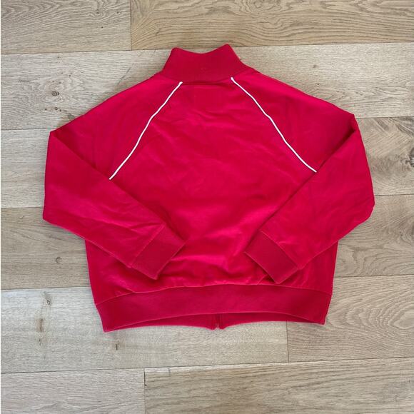 Lucky Brand - Raglan Track Jacket in Red & White - Picture 3 of 4
